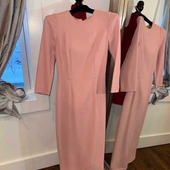 Dolce & Gabbana Blush Pink Midi Dress - Picture 3 of 4